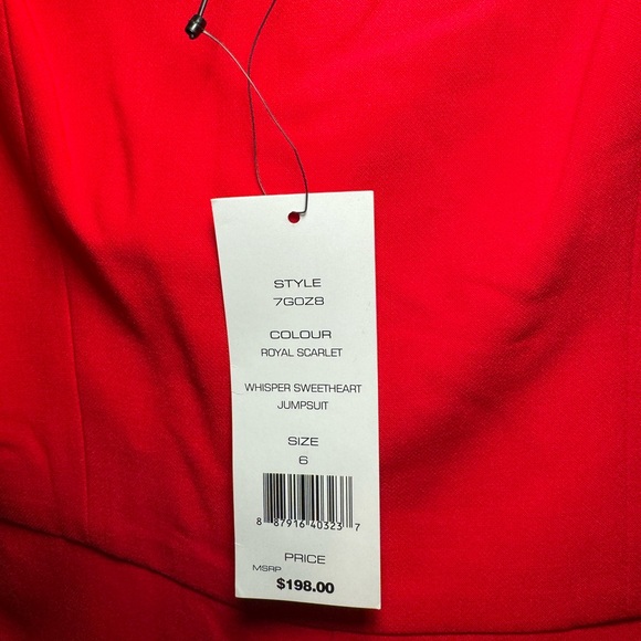 Red French Connection Jumpsuit - Picture 2 of 6